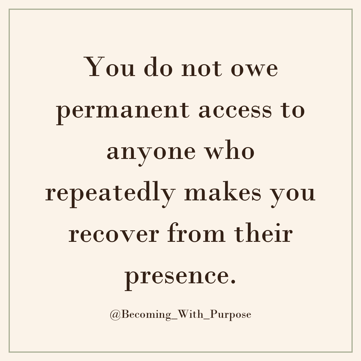 Access Is Earned: You Can Change Who Gets Close to You — Becoming With Purpose