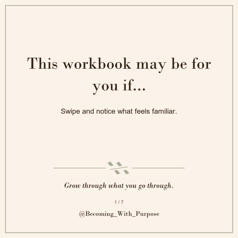 This Workbook May Be for You If Boundaries Bring Up Guilt — Becoming With Purpose