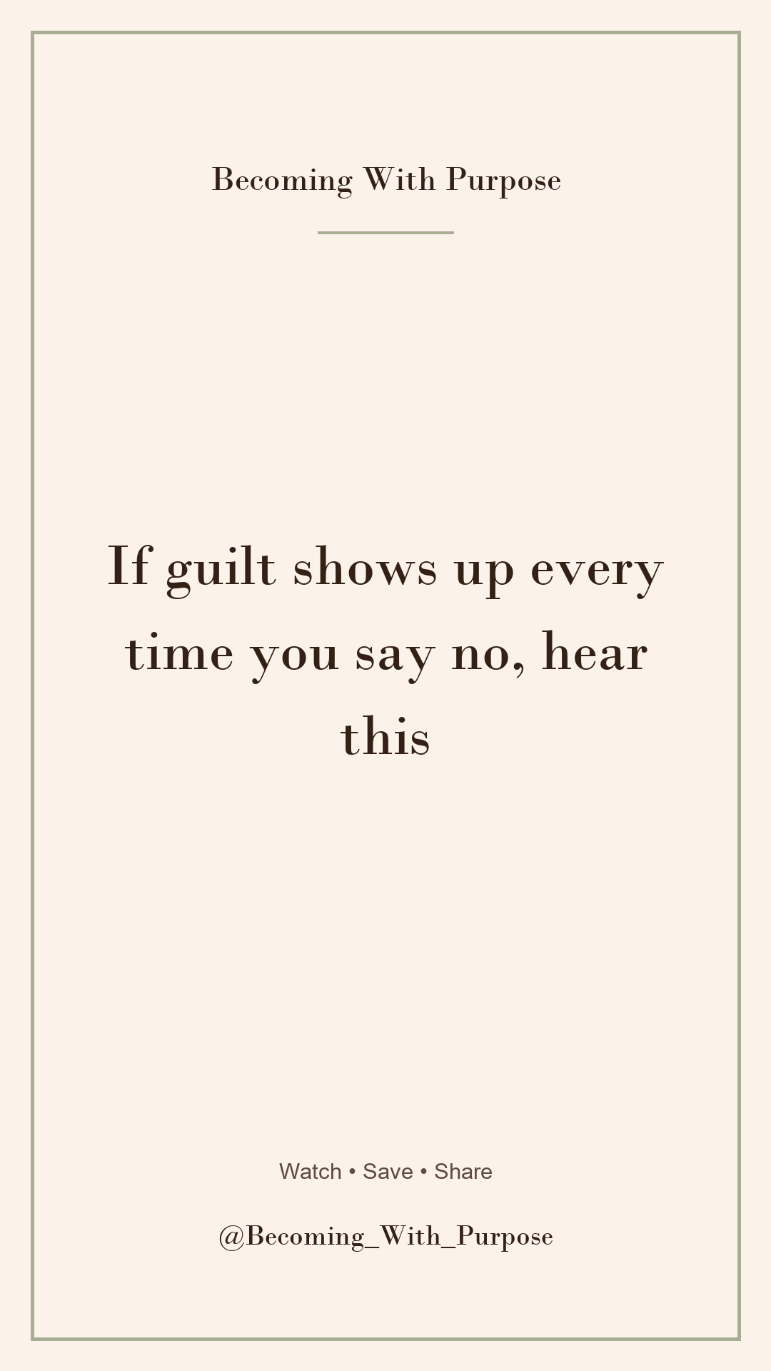 When Guilt Shows Up After You Say No When Guilt Shows Up After You Say No — Becoming With Purpose