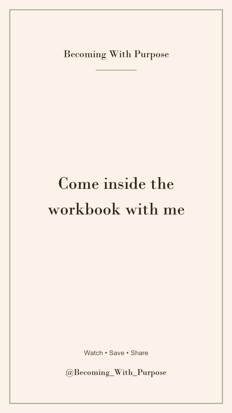 A Guided Look Inside the Choose Yourself Workbook — Becoming With Purpose